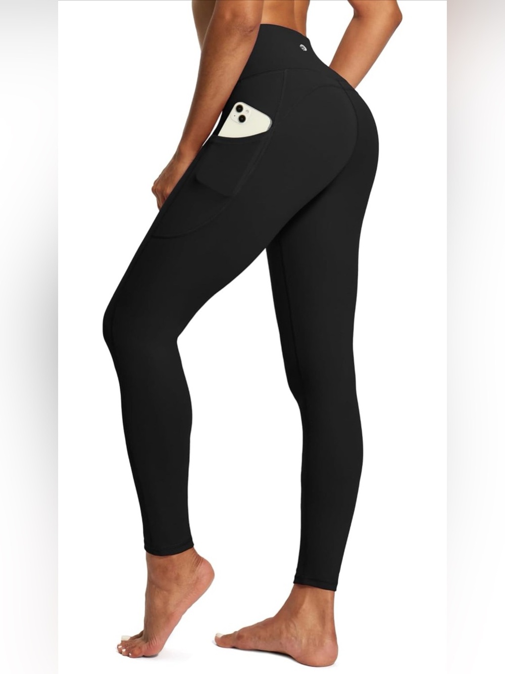 NWT Medium Iuga High-Waist Black Pocket Leggings